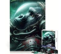 Cyber Primate ︰ The Wild Age Puzzles for Adults 1000 Puzzles Brain Teaser Sharp Detail Family Pastime Art Piece (38x26cm)