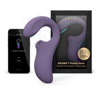 LELO Enigma Double Sonic Female Triple Stimulation Massager with Bluetooth App, 8 Pleasure Settings and 2 Extra Modes, Rabbit Sex Toy, Vaginal Vibrators, Cyber Purple