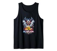 Cyber Ramen Oni - .EAT. Code. SLURP. Manga Tank Top
