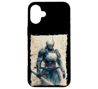 Cyber Samurai Mecha Ronin Futuristic Japan Case for iPhone 16 Plus