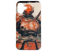 Cyber Samurai Mecha Ronin Futuristic Japan Case for iPhone 16 Plus