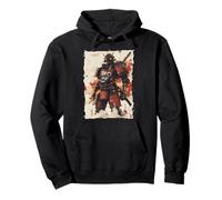 Cyber Samurai Mecha Ronin Futuristic Japan Pullover Hoodie