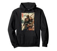 Cyber Samurai Mecha Ronin Futuristic Japan Pullover Hoodie