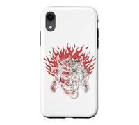 Cyber Samurai Tshirt Japanese Demon Mask Edge Runners Punk Case for iPhone XR