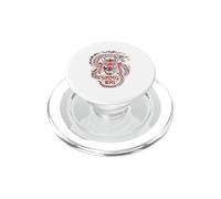 Cyber Samurai Tshirt Japanese Demon Mask Edge Runners Punk PopSockets PopGrip for MagSafe