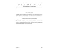 Cyber Security and Resilience (Network and Information Systems) Bill [as brought from the Commons] (House of Lords) HLB 32