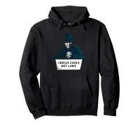 Cyber Security Code Breaker Ethical Hacker Humor Pullover Hoodie