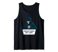 Cyber Security Code Breaker Ethical Hacker Humor Tank Top