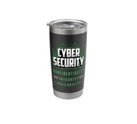 Cyber Security Confidentiality Data Protection Cybersecurity Stainless Steel Insulated Tumbler