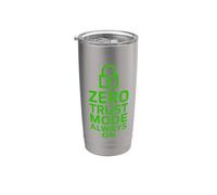 Cyber Security Cybersecurity Ethical Hacker IT Security Stainless Steel Insulated Tumbler