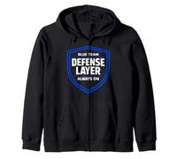 Cyber Security Cybersecurity Ethical Hacker IT Security Zip Hoodie