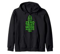Cyber Security Cybersecurity Ethical Hacker IT Security Zip Hoodie