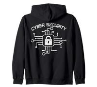 Cyber Security Cybersecurity Hacker Hacking Hack Zip Hoodie