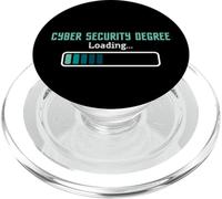 Cyber Security Degree Loading - Computer Programmer Hacker PopSockets PopGrip for MagSafe