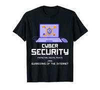 Cyber Security Digital Assets Guardian Internet Design T-Shirt