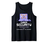 Cyber Security Digital Assets Guardian Internet Design Tank Top