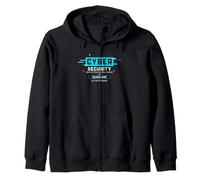 Cyber Security Digital Assets Guardian Internet Design Zip Hoodie