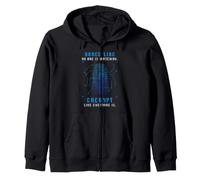 Cyber Security Encrypt Everyone Watching Privacy Humor Zip Hoodie