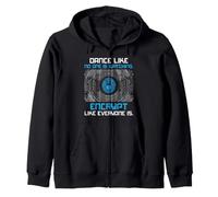 Cyber Security Encrypt Everyone Watching Privacy Humor Zip Hoodie