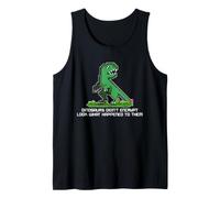 Cyber Security Encryption Humor Dinosaur IT Privacy Joke Tank Top