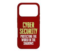 Cyber Security Ethical Hacker Protecting the World in Shadow Case for iPhone 17 Pro