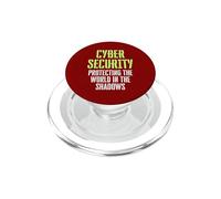 Cyber Security Ethical Hacker Protecting the World in Shadow PopSockets PopGrip for MagSafe