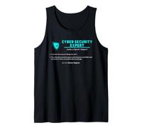 Cyber Security Expert Definition Funny IT Specialist Humor Tank Top