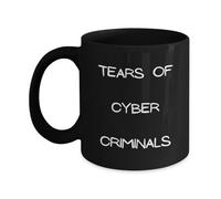Cyber Security Gifts, Cybersecurity Mug, Security Analyst Gift Idea, Defender Mug, Security Analyst Gifts, Cybercrime Fighter, Black Security Mug