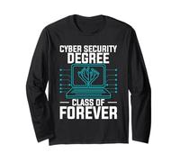 Cyber Security Hacker IT Tech Forever Hacking Cybersecurity Long Sleeve T-Shirt