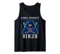 Cyber Security Ninja IT Analyst Ethical Hacker Design Tank Top
