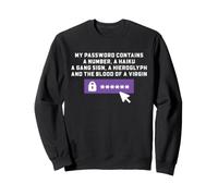 Cyber Security Password Rules Funny IT Login Humor Sweatshirt