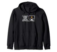 Cyber Security Password Rules Funny IT Login Humor Zip Hoodie