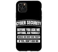 Cyber security Professional Funny IT Security Ethical hacker Case for iPhone 11 Pro Max