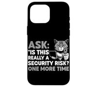 Cyber security Professional Funny IT Security Ethical hacker Case for iPhone 16 Pro Max