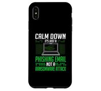 Cyber security Professional Funny IT Security Ethical hacker Case for iPhone XS Max