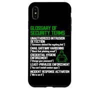 Cyber security Professional Funny IT Security Ethical hacker Case for iPhone XS Max
