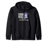 Cyber Security Professional Link Click Awareness Humor Zip Hoodie