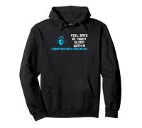 Cyber Security Specialist Feel Safe At Night IT Pro Pullover Hoodie
