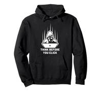 Cyber Security Think Before You Click Awareness Design Pullover Hoodie