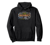 Cyber Security Word Cloud IT InfoSec Threat Terms Design Pullover Hoodie