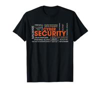 Cyber Security Word Cloud IT InfoSec Threat Terms Design T-Shirt