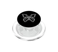 Cyber Sigilism Aesthetic Alt Goth Butterfly PopSockets PopGrip for MagSafe