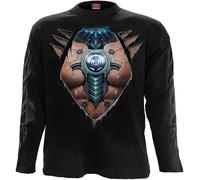 Cyber Skin - Longsleeve T-Shirt Black XL Black
