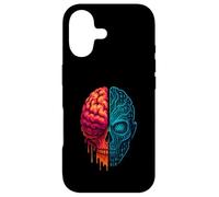 Cyber Skull and Brain Fusion Tech Mind Design AI vs Humanity Case for iPhone 17