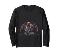 Cyber Spider Motorcycle Bike Mech Creature Art Long Sleeve T-Shirt