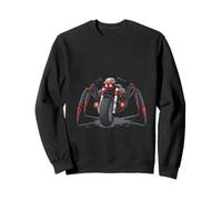 Cyber Spider Motorcycle Bike Mech Creature Art Sweatshirt