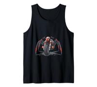 Cyber Spider Motorcycle Bike Mech Creature Art Tank Top
