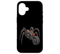 Cyber Spider Motorycycle Red Eyes Mech Design Art Case for iPhone 16
