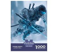 Cyber Swordsman（106) Jigsaw Puzzle 1000 Pieces Gift Box for Adults Challenging Game Stress Relief Decorative Poster 70x50cm/1000pcs
