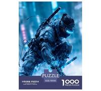 Cyber Swordsman（3) 1000 Pieces Jigsaw Puzzle for Adults Educational Creative Hobby Precision Cut Pieces Collectible 70x50cm/1000pcs